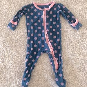 Kickee Pants Zippered Footie